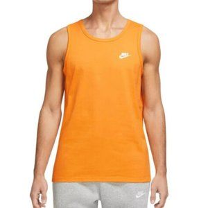 NWT MEN'S SPORTSWEAR CLUB TANK‎ TOP ORANGE